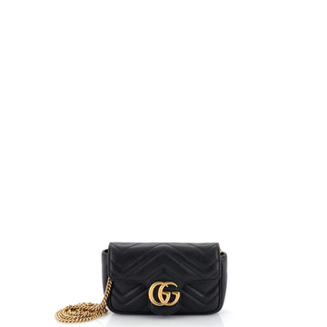 Gucci GG Marmont Flap Bag Matelasse Leather Super Mini