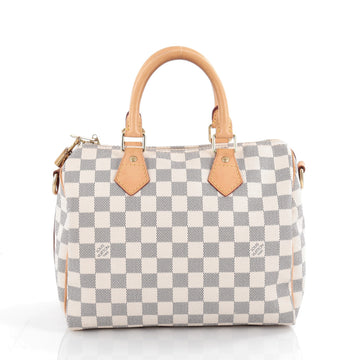 Louis Vuitton Speedy Bandouliere Bag Damier 25 White 2084101