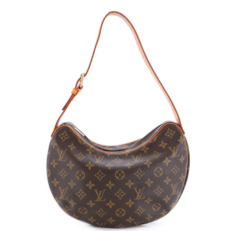 Louis Vuitton Croissant Handbag Monogram Canvas MM