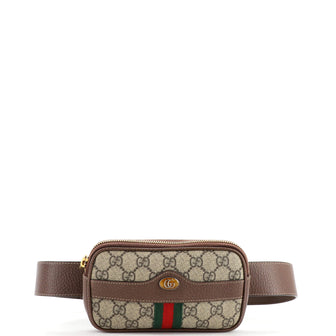 Gucci Ophidia Belt Bag GG Coated Canvas Mini