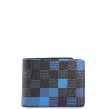 Louis Vuitton Slender Wallet Limited Edition Damier Graphite Pixel