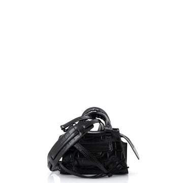 Balenciaga Neo Classic City Bag Crocodile Embossed Leather Nano