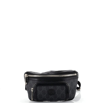 Gucci Interlocking G Belt Bag - Black