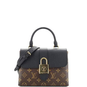 Louis Vuitton Locky Handbag Monogram Canvas with Leather BB