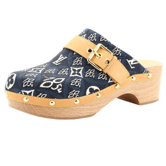 Women's Cottage Clog Mules Limited Edition Since 1854 Monogram Jacquard and  Leather