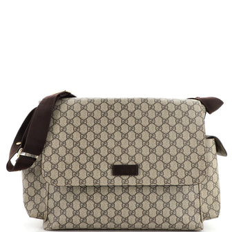 Gucci Diaper Bag GG Coated Canvas