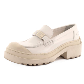 Christian Dior Women's Code Platform Loafers Leather