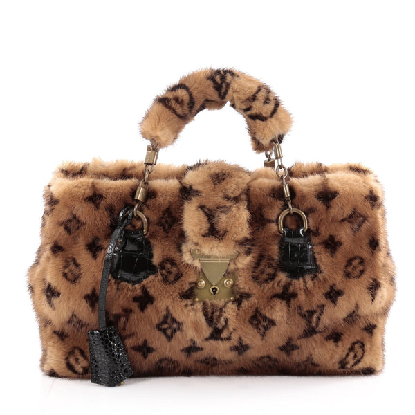 Louis Vuitton ヒョウ柄ファー Buy Louis Vuitton Limited Edition Le Fabuleux Handbag Vision 2085701