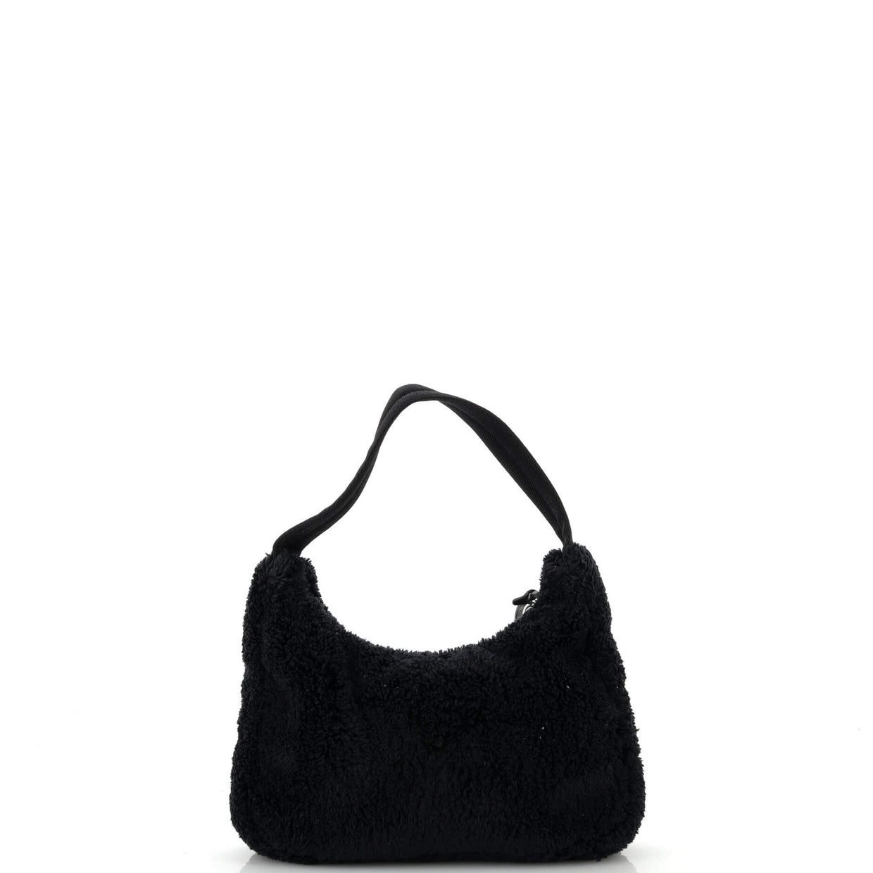 Prada ReEdition 2000 Hobo Terry Cloth Mini Black 2085921