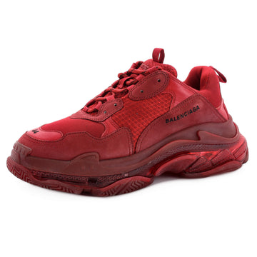 Balenciaga Men's Triple S Sneakers Fabric and Mesh with Faux Leather