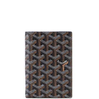 Goyard Vertical Bifold Coin Card Wallet Coated Canvas Medium
