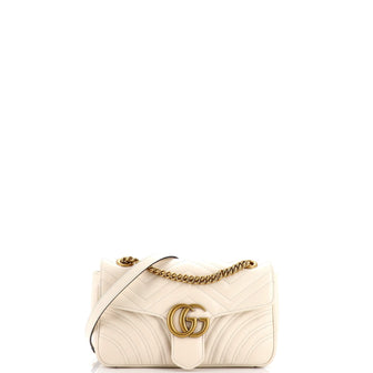 Gucci GG Marmont Flap Bag Matelasse Leather Small