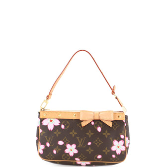 Louis Vuitton Pochette Accessoires Limited Edition Cherry Blossom Monogram
