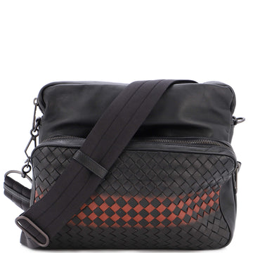 Bottega Veneta Front Pocket Messenger Bag Intrecciato Nappa Large
