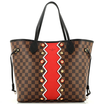 Louis Vuitton Neverfull NM Tote Limited Edition Damier Karakoram MM