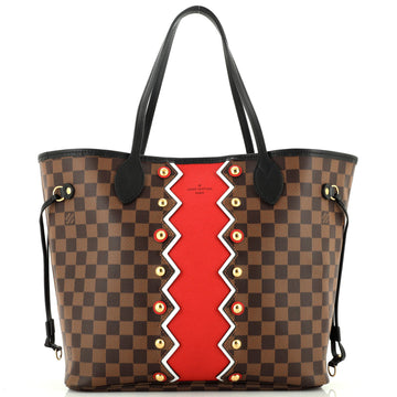 Louis Vuitton Neverfull NM Tote Limited Edition Damier Karakoram MM