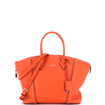 Louis Vuitton Soft Lockit Handbag Leather PM