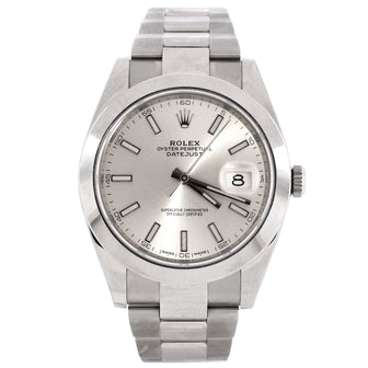 Rolex Oyster Perpetual Datejust Automatic Watch Stainless Steel 41