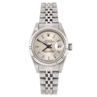 Rolex Oyster Perpetual Datejust Automatic Watch Stainless Steel and White Gold 26