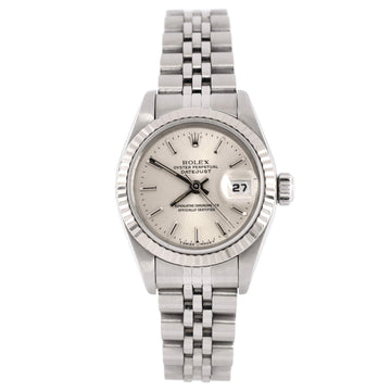 Rolex Oyster Perpetual Datejust Automatic Watch Stainless Steel and White Gold 26