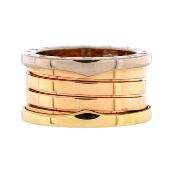 Bvlgari B.Zero1 Four Band Ring 18K Tricolor Gold