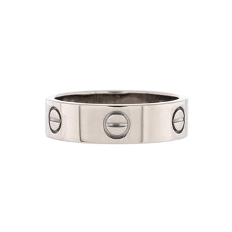 Cartier Love Band Ring 18K White Gold