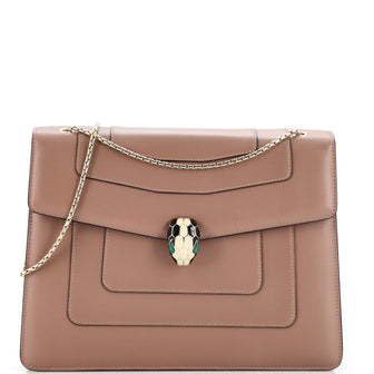 Bvlgari Serpenti Forever Shoulder Bag Leather Medium