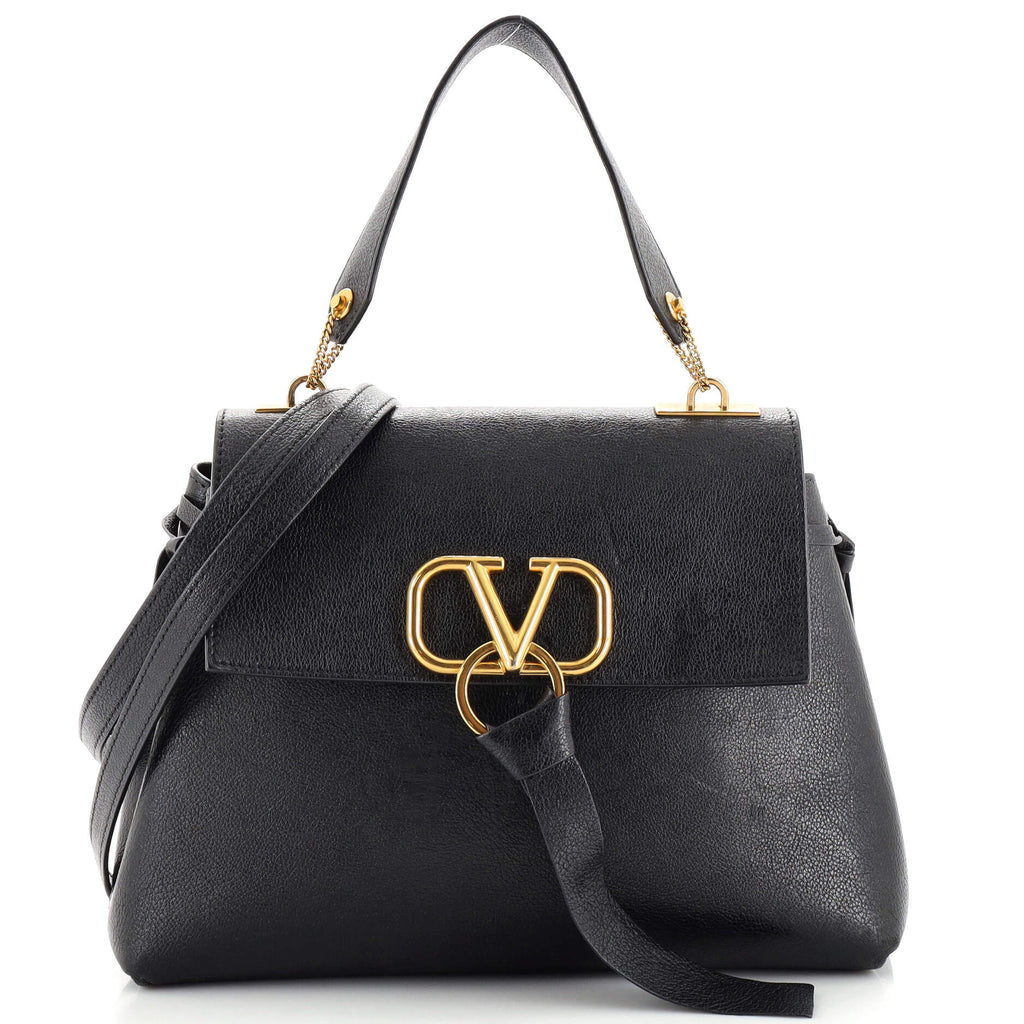 Cross body bags Valentino Garavani - V-Ring leather small bag