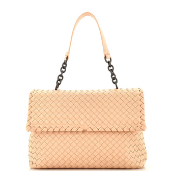 Bottega Veneta Olimpia Shoulder Bag Intrecciato Nappa Medium