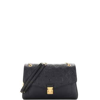 Louis Vuitton Saint Germain Handbag Monogram Empreinte Leather MM