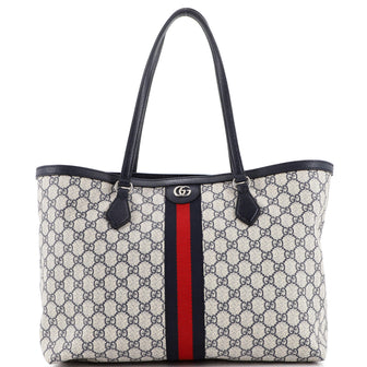 Gucci Ophidia Shopping Tote GG Coated Canvas Medium