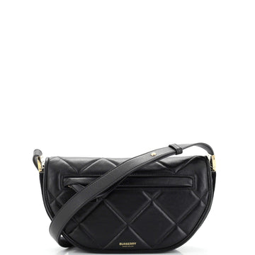 Burberry Olympia Flap Bag Quilted Leather Small