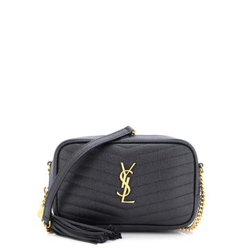 Saint Laurent Lou Camera Bag Matelasse Chevron Leather Mini
