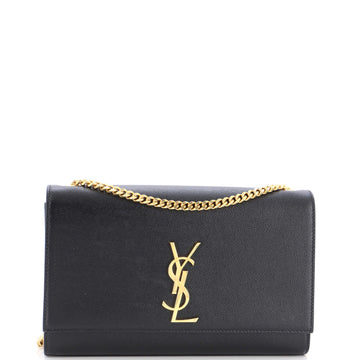 Saint Laurent Classic Monogram Crossbody Bag Grainy Leather Medium