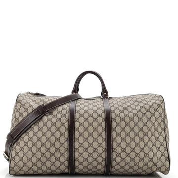 Gucci Carry On Convertible Duffle Bag GG Coated Canvas Medium