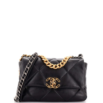 Chanel 19 Flap Bag Quilted Leather Medium