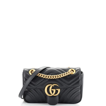 Gucci GG Marmont Flap Bag Matelasse Leather Mini