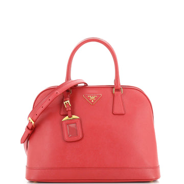 Prada Open Promenade Bag Vernice Saffiano Leather Medium