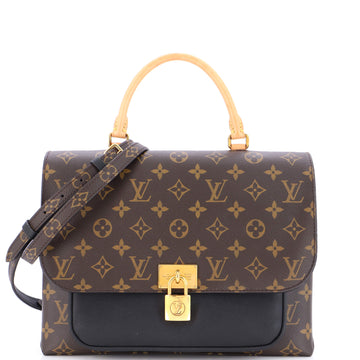 Louis Vuitton Marignan Handbag Monogram Canvas with Leather