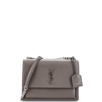 Saint Laurent Sunset Crossbody Bag Leather Medium