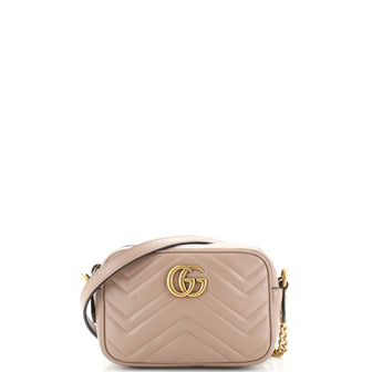 Gucci GG Marmont Shoulder Bag Matelasse Leather Mini