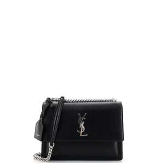 Saint Laurent Sunset Crossbody Bag Leather Medium