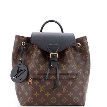 Louis Vuitton Montsouris Backpack NM Monogram Canvas with Leather PM