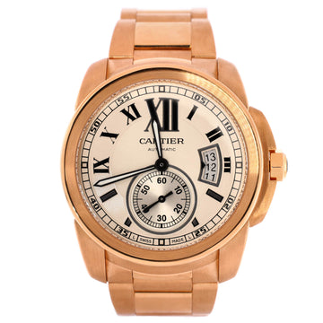 Cartier Calibre de Cartier Automatic Watch Rose Gold 42