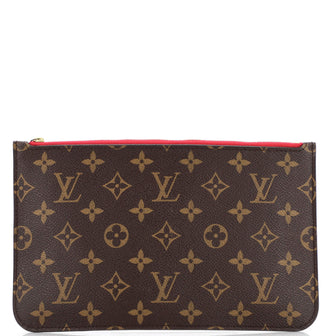 Louis Vuitton Neverfull Pochette Monogram Canvas Large