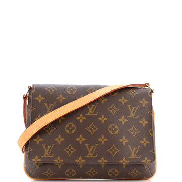 Louis Vuitton Musette Tango Handbag Monogram Canvas