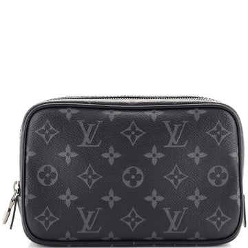 Louis Vuitton Toiletry Pouch Monogram Eclipse Canvas PM