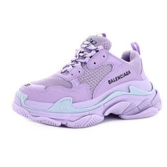 Balenciaga Women's Triple S Sneakers Fabric and Mesh with Faux Leather
