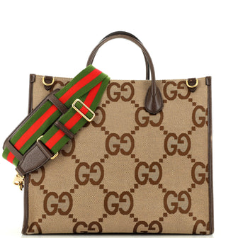 Gucci Convertible Tote Jumbo GG Canvas Large