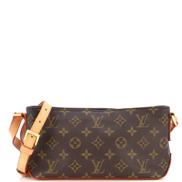 Louis Vuitton Trotteur Handbag Monogram Canvas